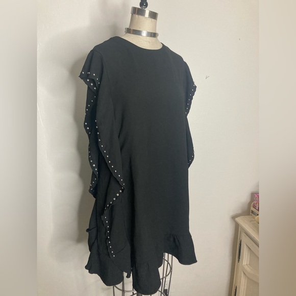 Like new mango round studs flutter minidress - Picture 1 of 10